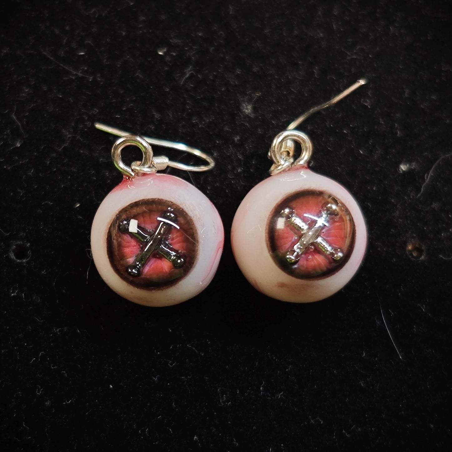Blood Cross Earrings