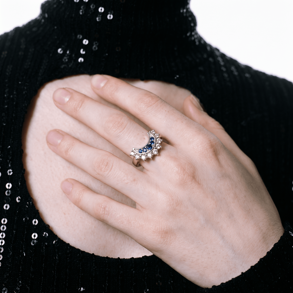 Vowbind · Sun & Moon Ring Set