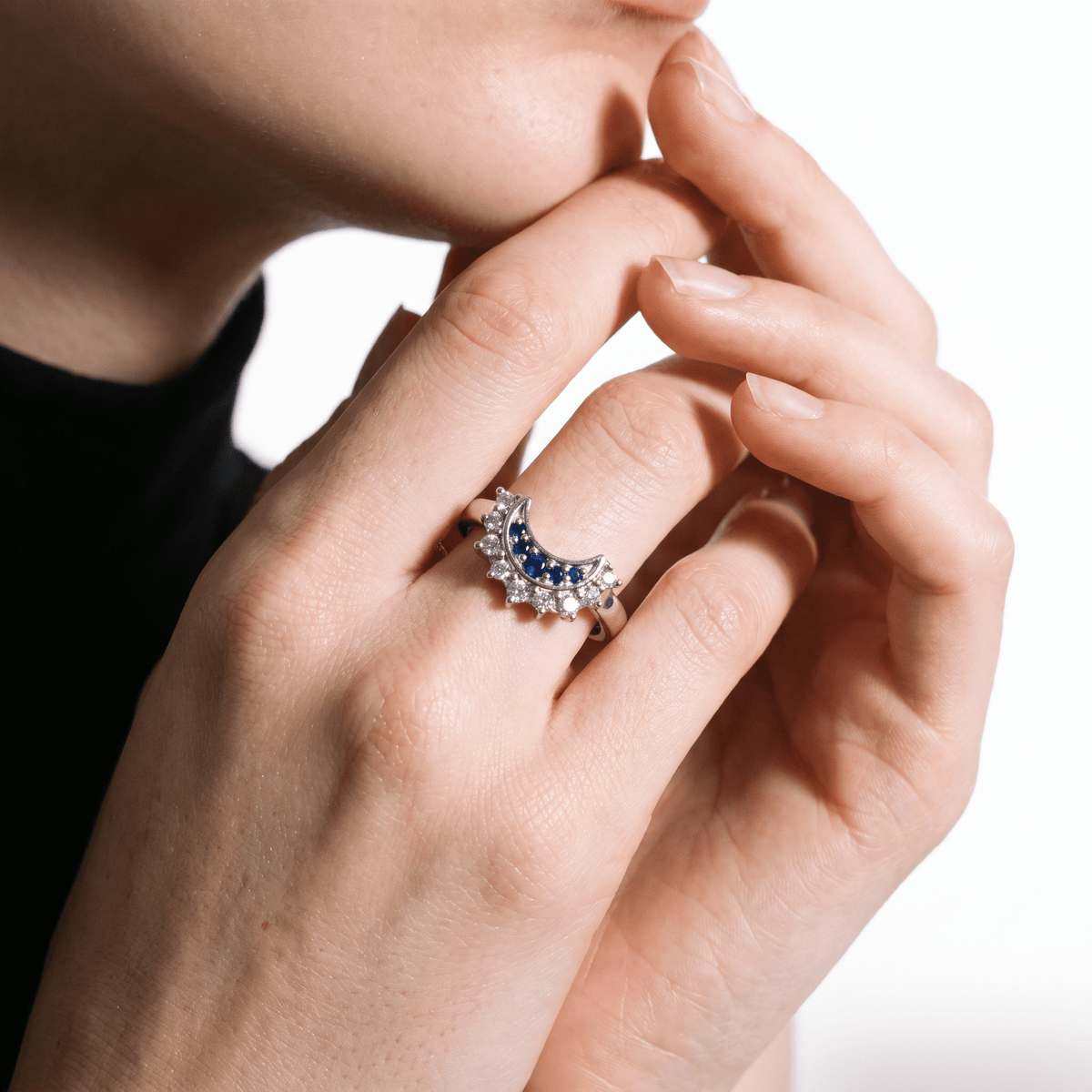 Vowbind · Sun & Moon Ring Set