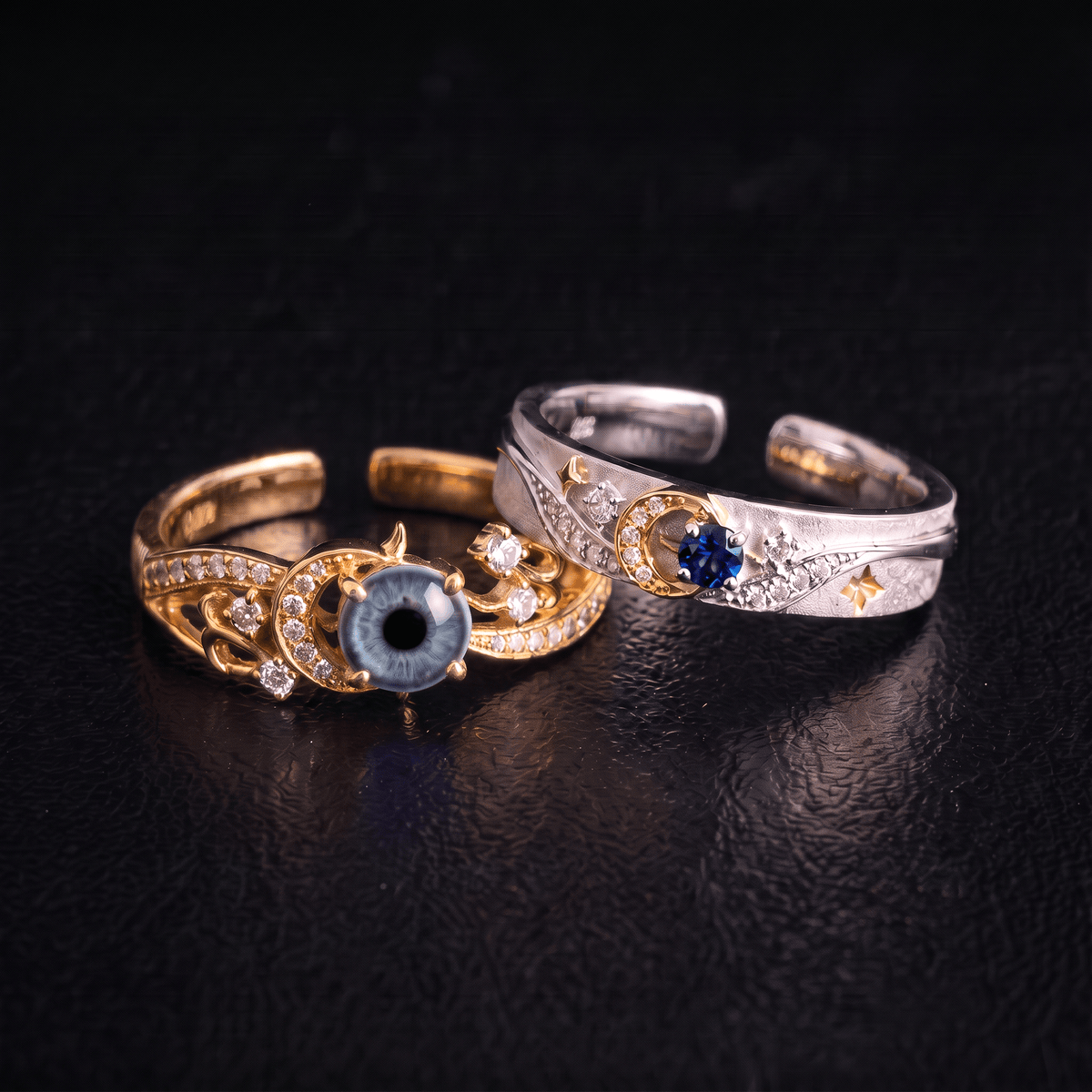 Vowbind · Moonlit Ring Set