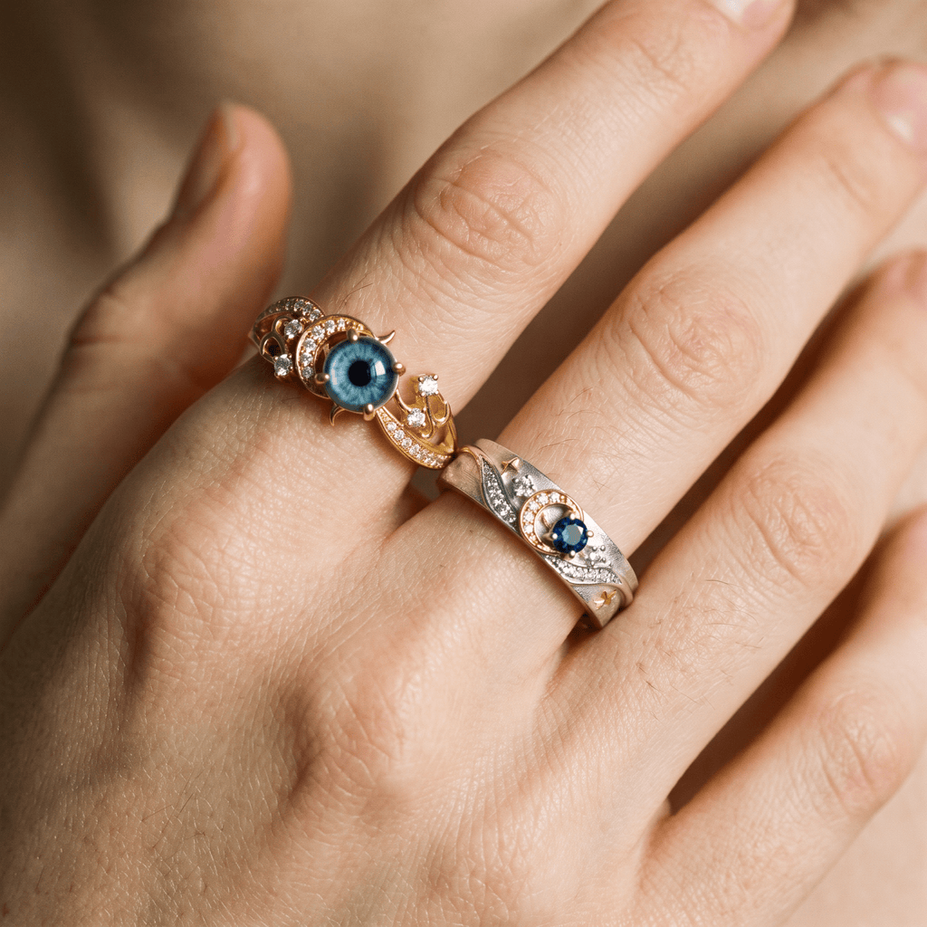 Vowbind · Moonlit Ring Set