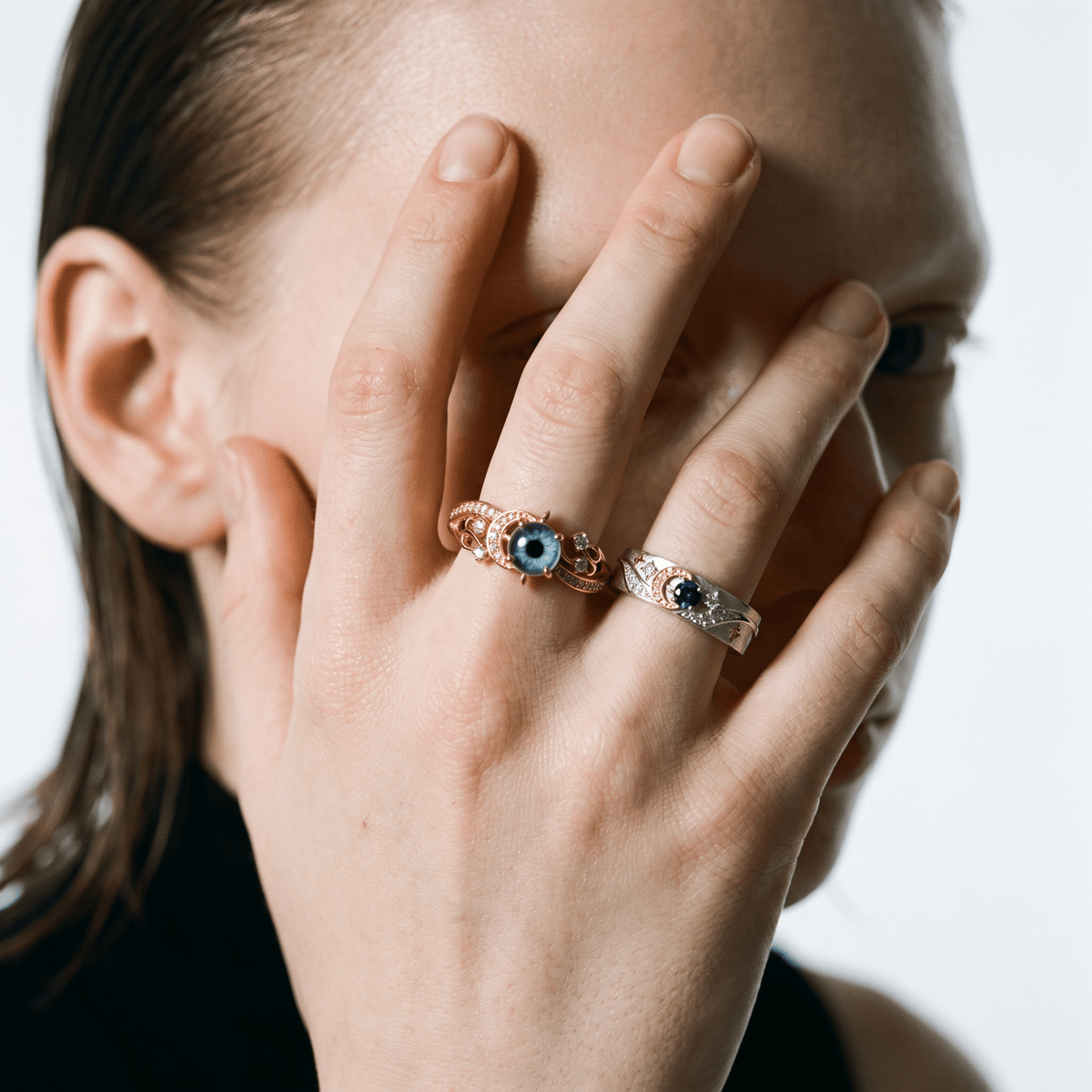 Vowbind · Moonlit Ring Set