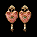 Heritage · Ethereal Velvet Heart Earrings