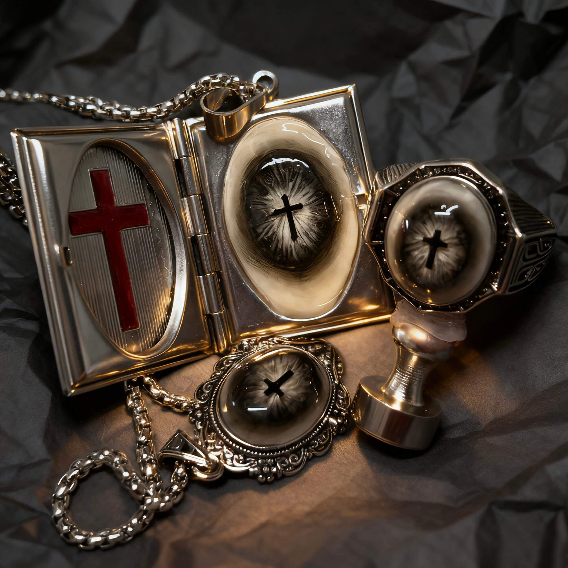 Cathedral Veil · Vessel of Testament Necklace