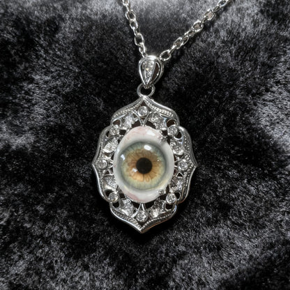 CUSTOM EYE NECKLACE (DM IG: eccentric_manor)