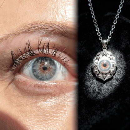 CUSTOM EYE NECKLACE (DM IG: eccentric_manor)