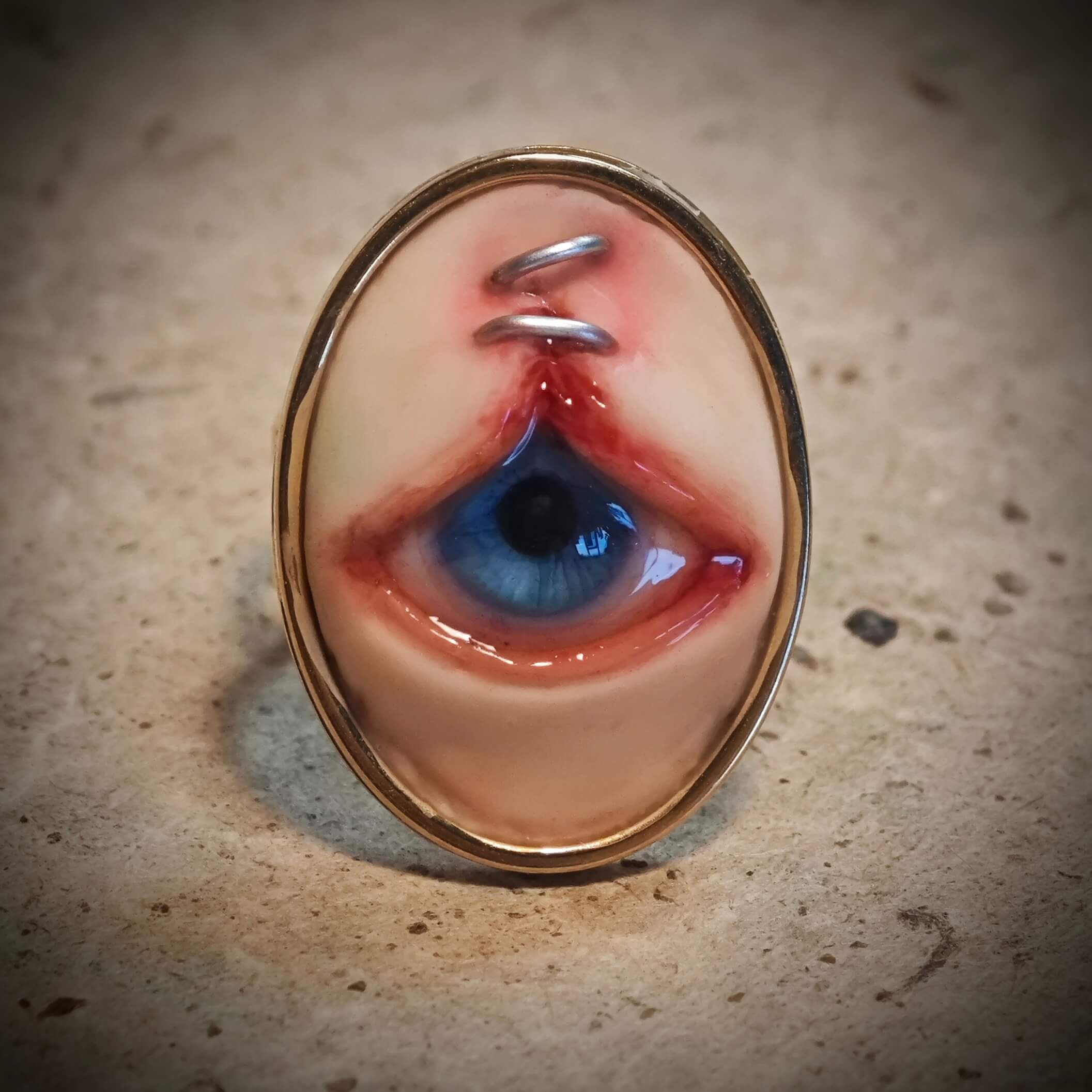 Stitched Sight Ring