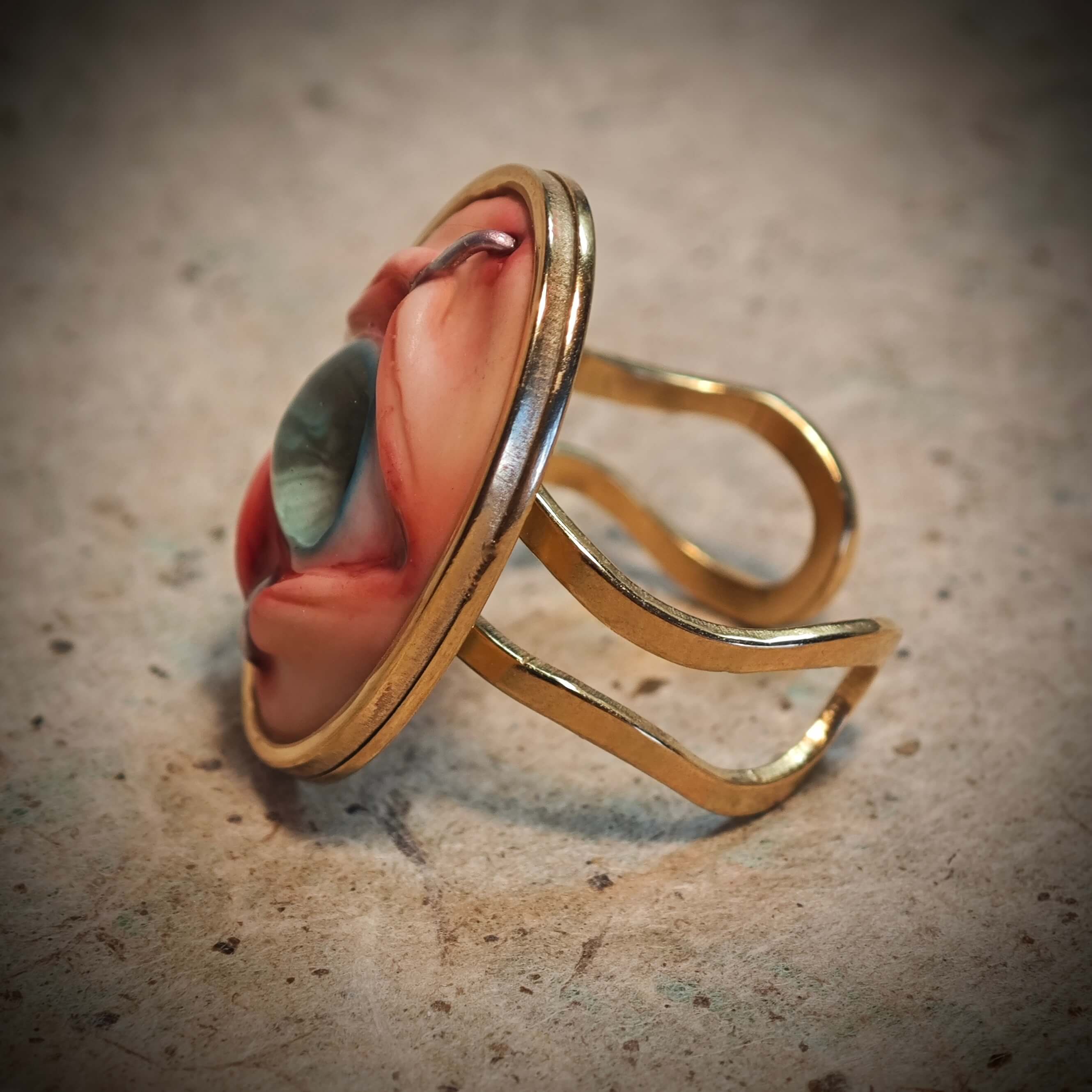 Stitched Sight Ring