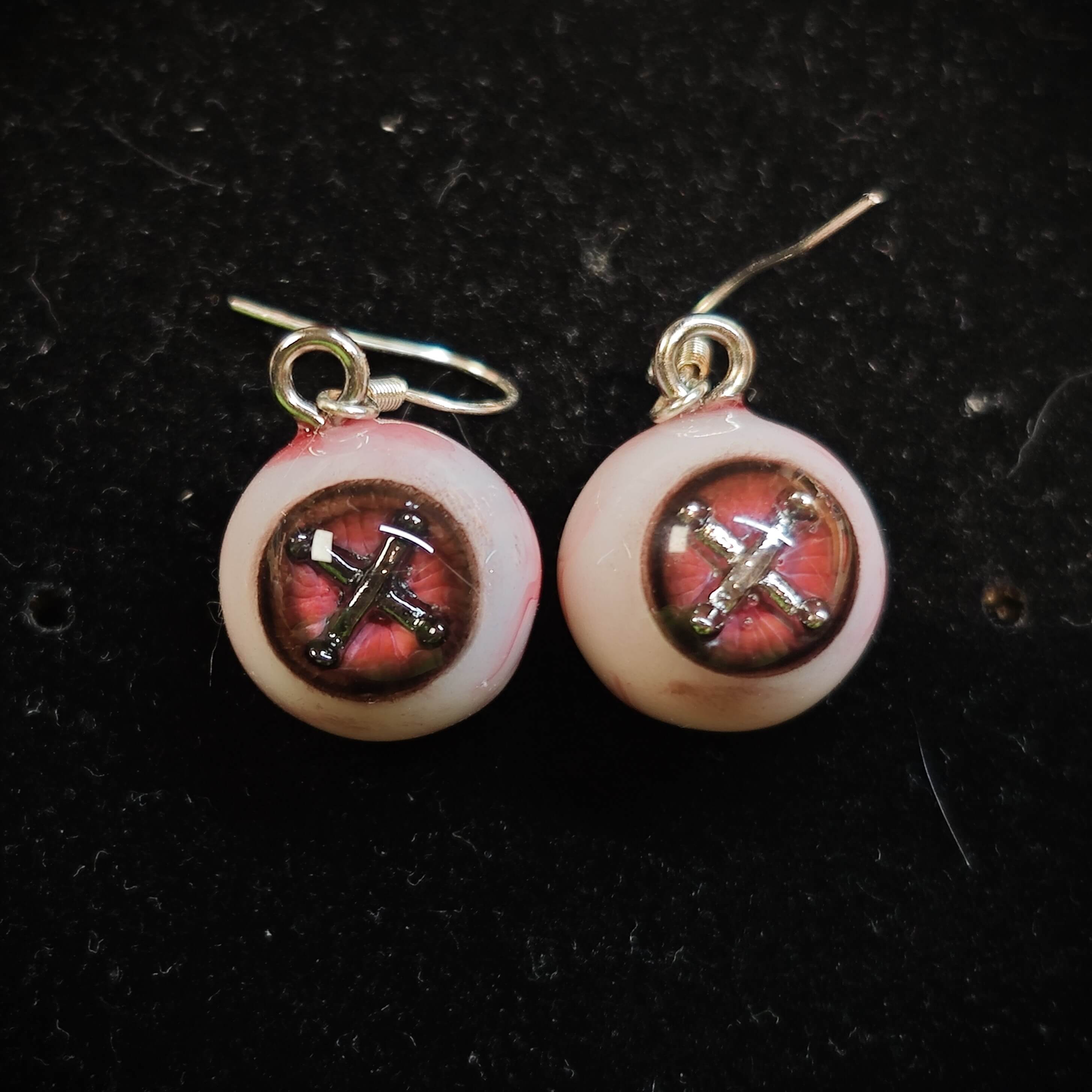 Blood Cross Earrings