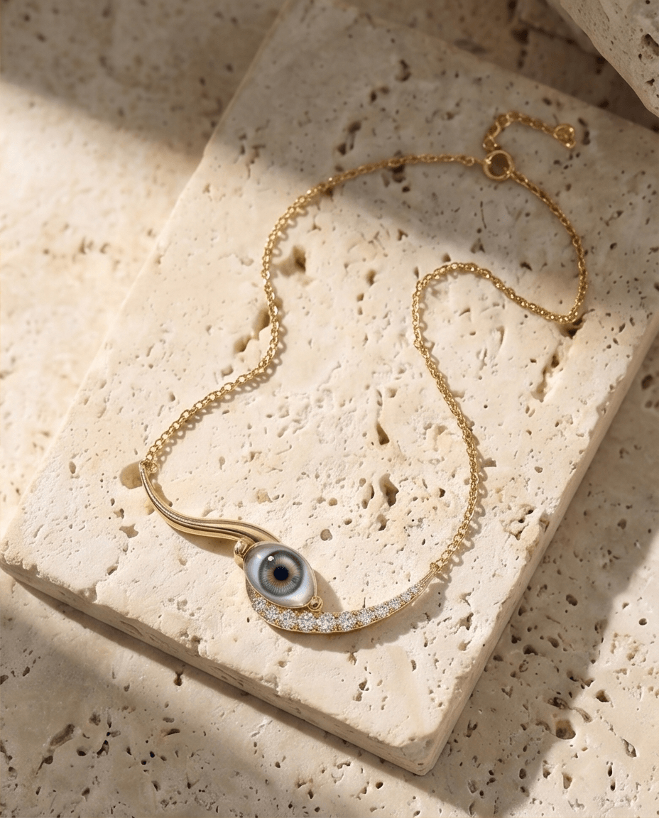 Vowline Eye Necklace