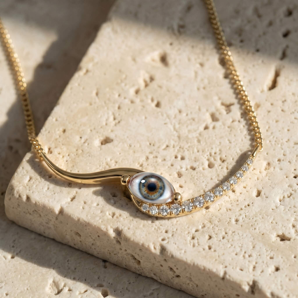 Vowline Eye Necklace