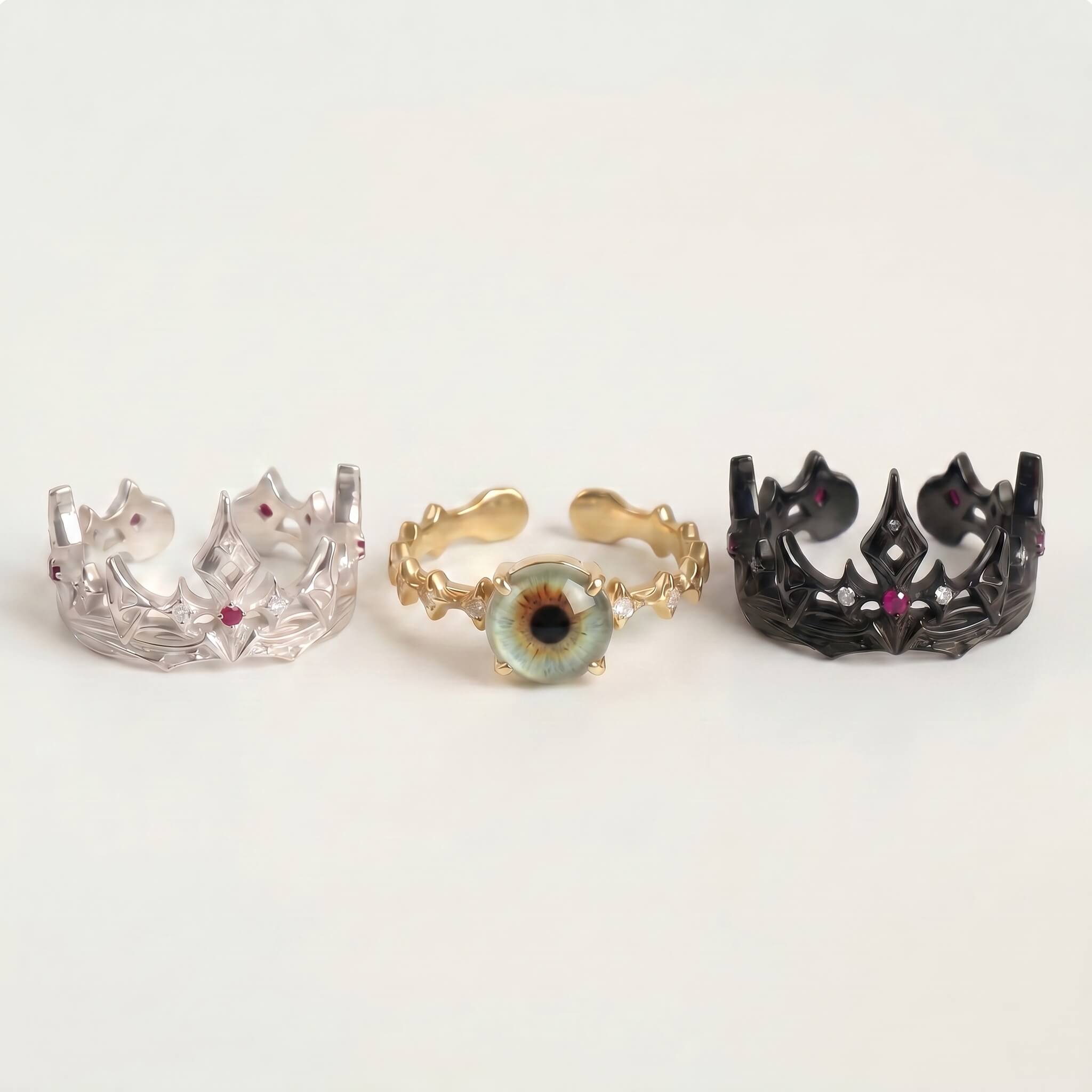 Crow’s Throne Ring Set