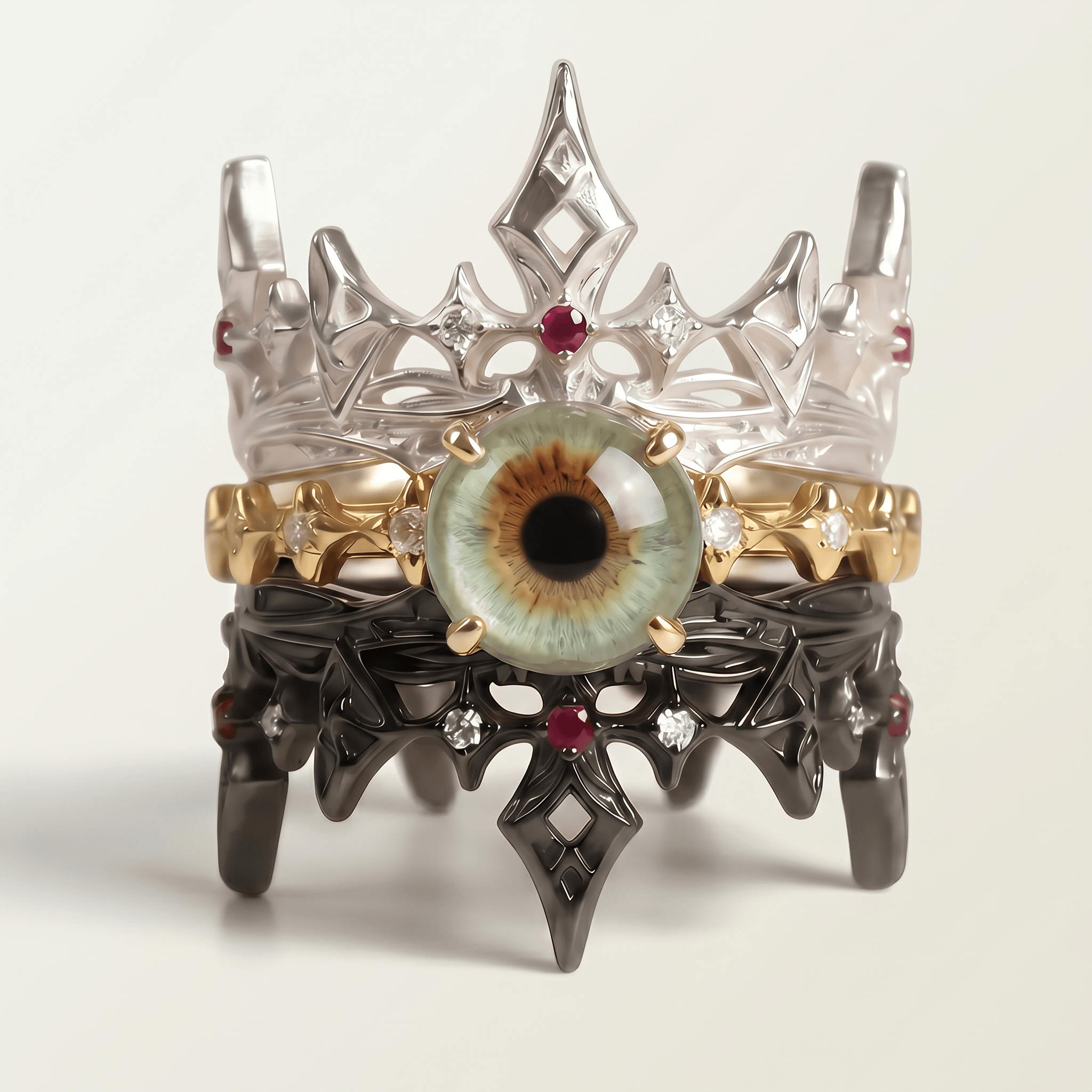 Crow’s Throne Ring Set