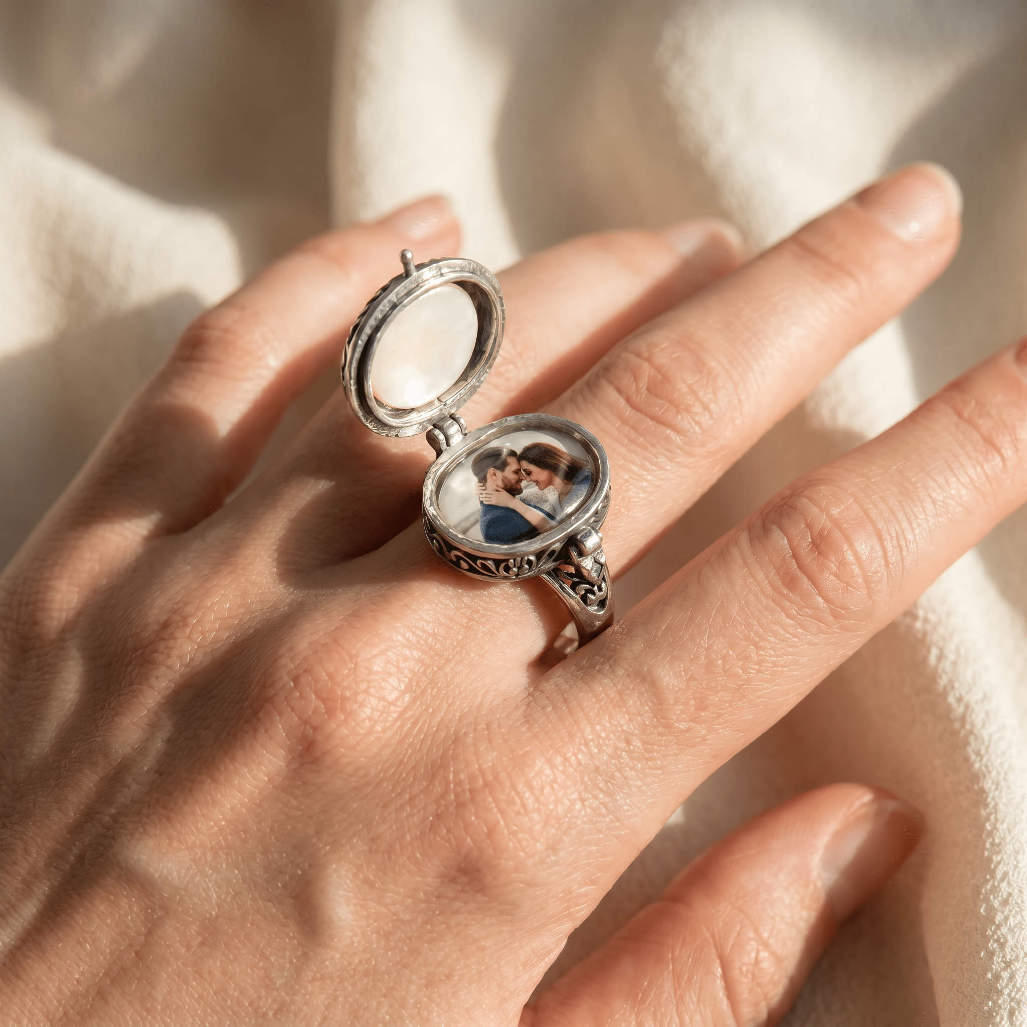 The Gaze · Keepsake Locket Ring
