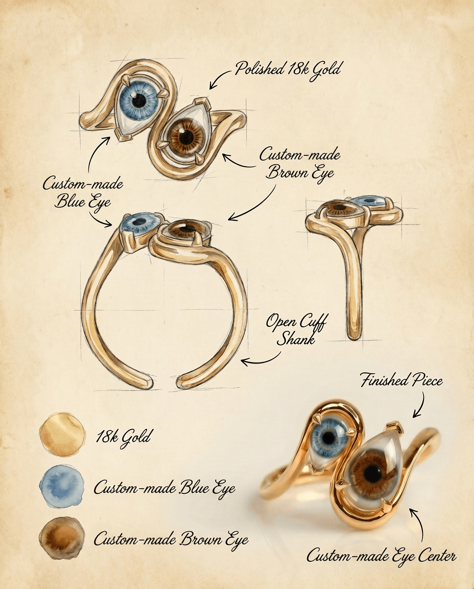 Lacrima Claw Ring