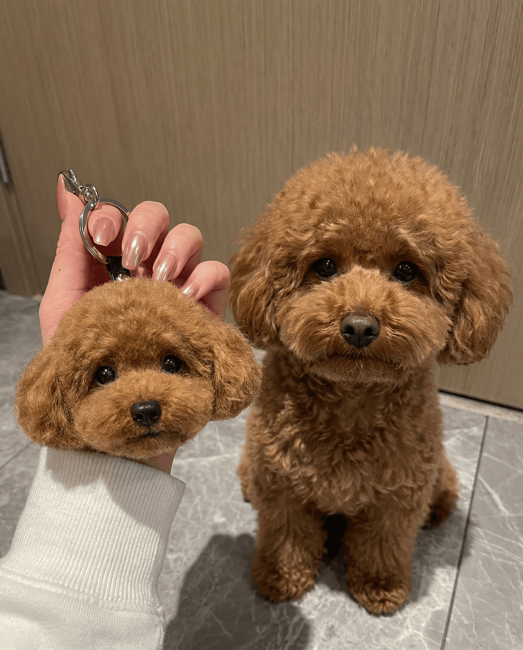 Pet Portrait Keychain