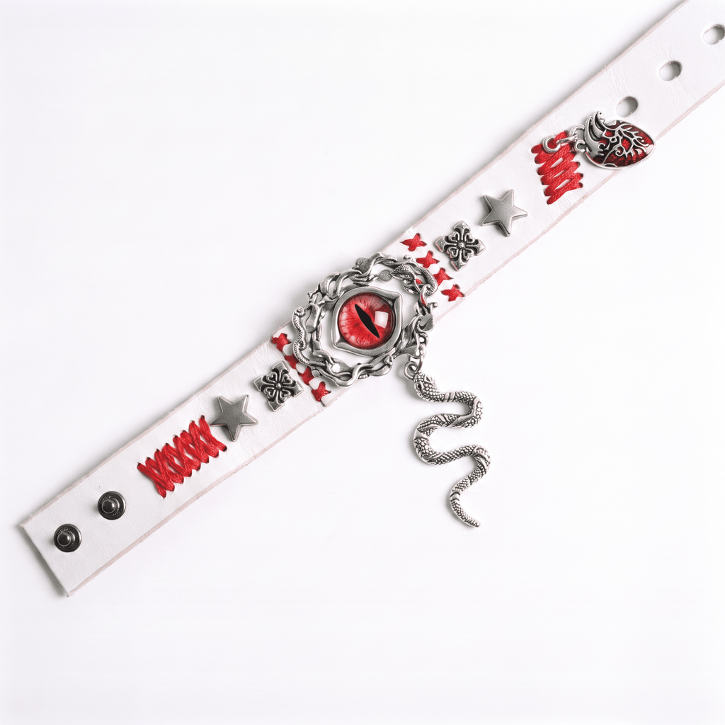 Nocturne · Crimson Coil Wristband