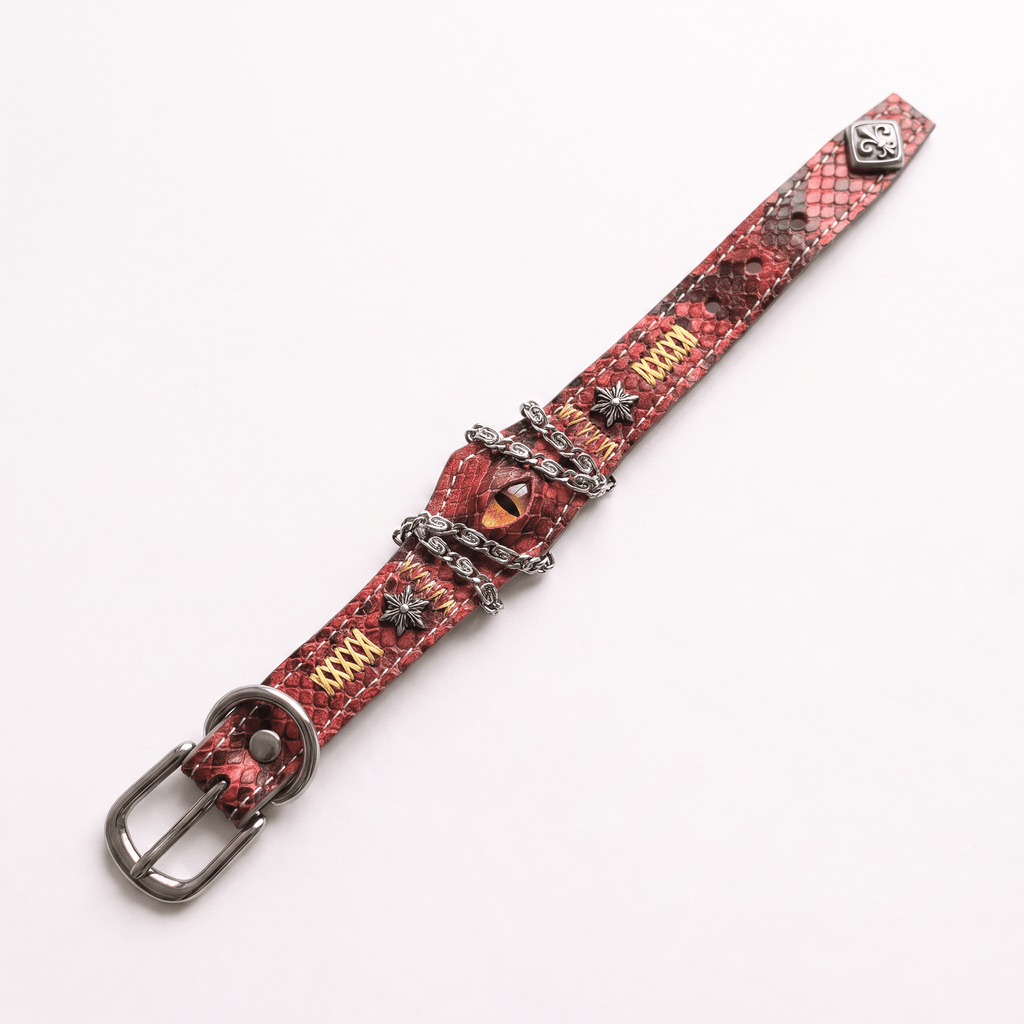 Nocturne · Crimson Serpent Wristband