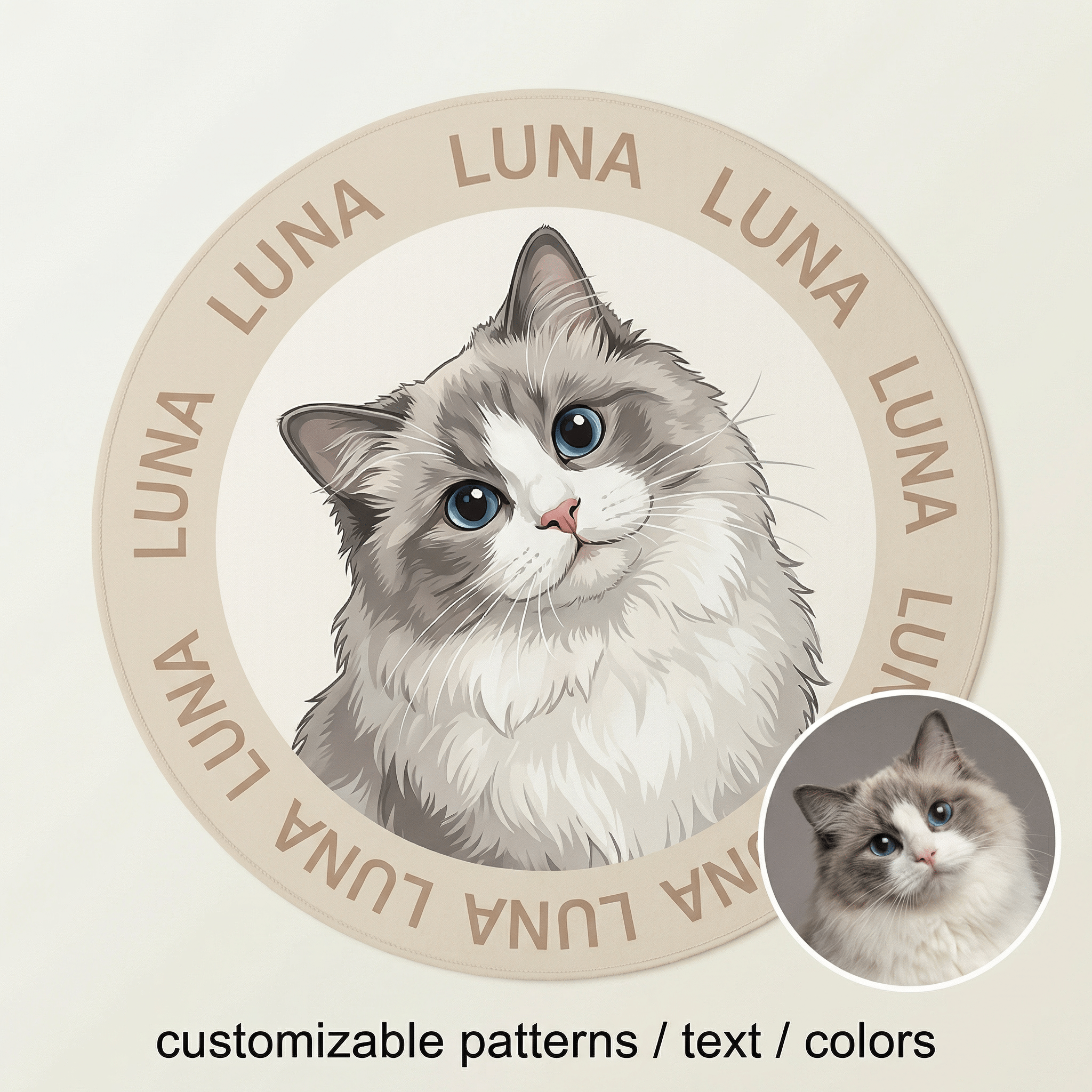 Pet Portrait Rug