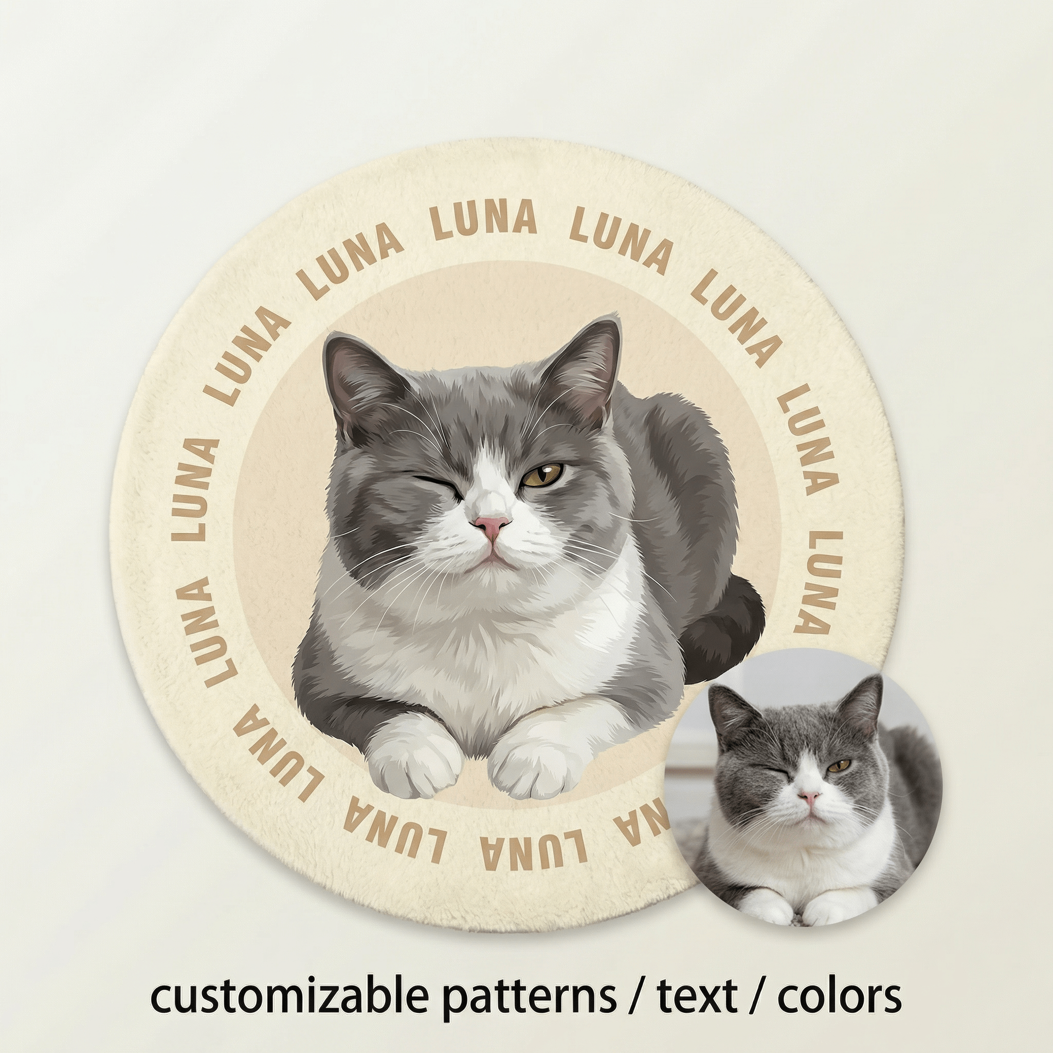 Pet Portrait Rug