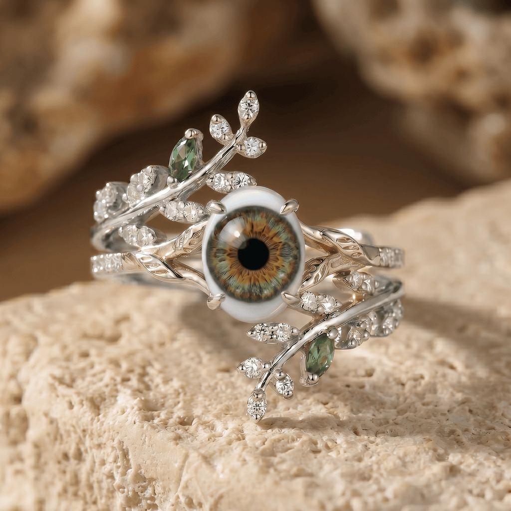 Himmlische Weinreben-Ringe – Silber