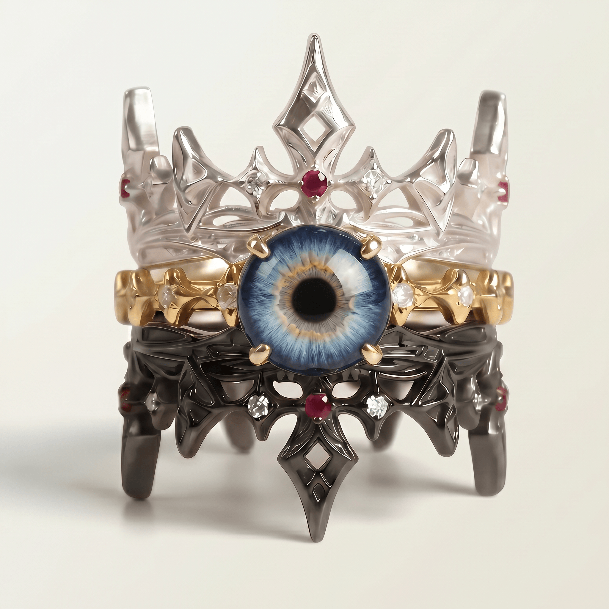 Crow’s Throne Ring Set