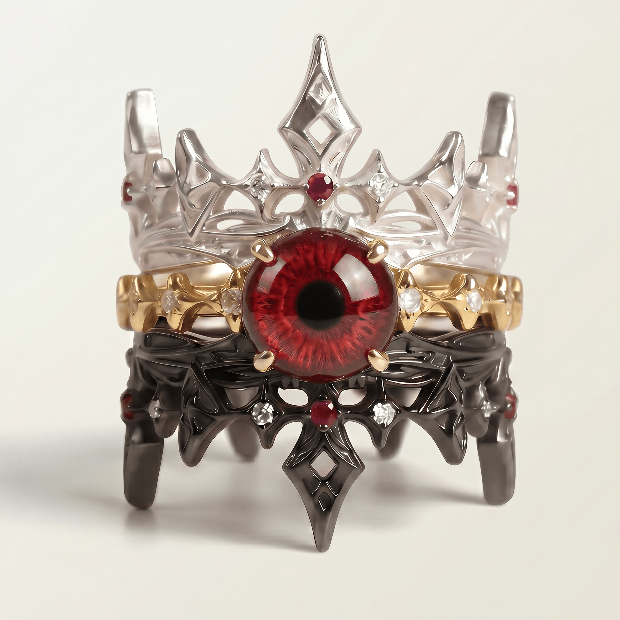 Crow’s Throne Ring Set