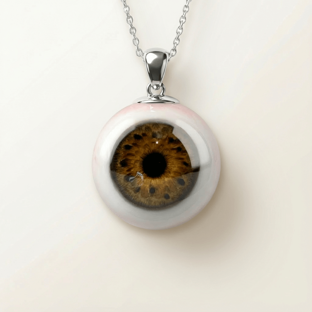 Brown Hazel Gaze Necklace