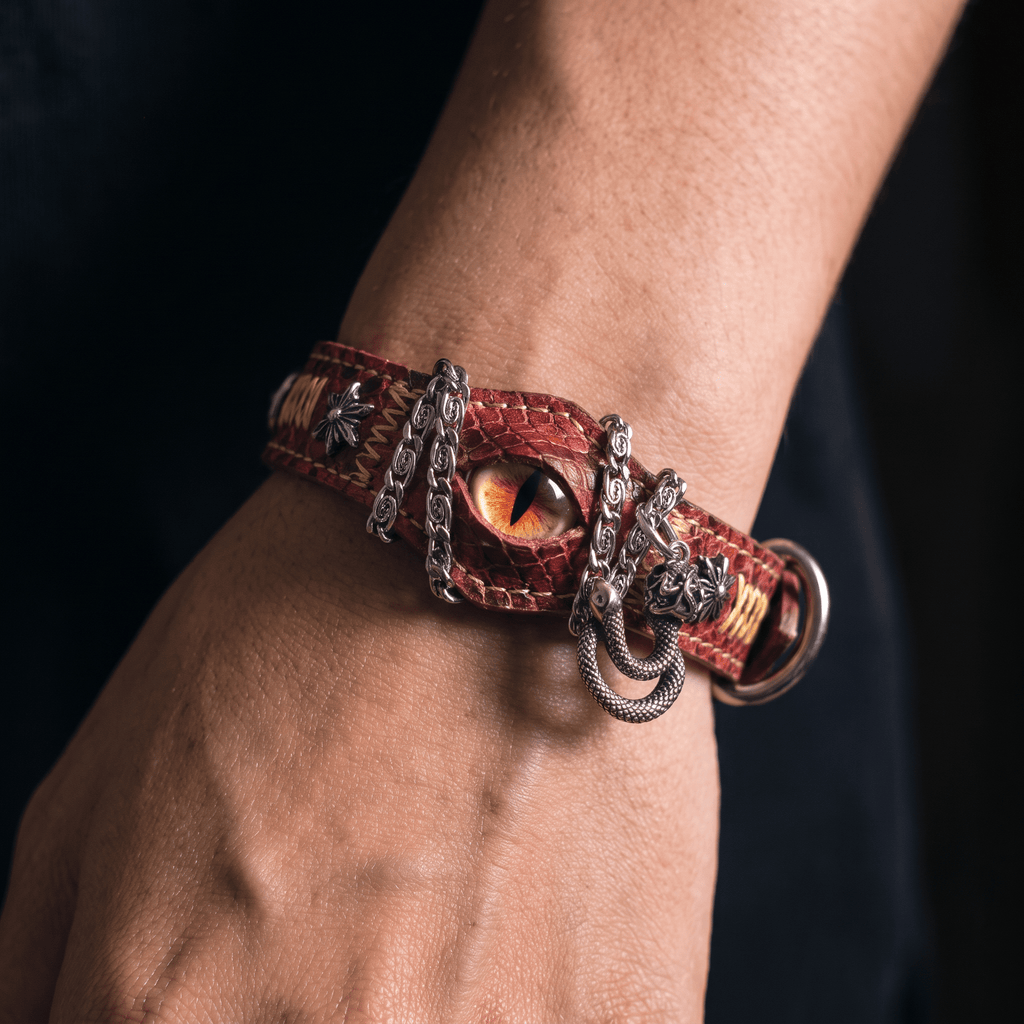 Nocturne · Crimson Serpent Wristband