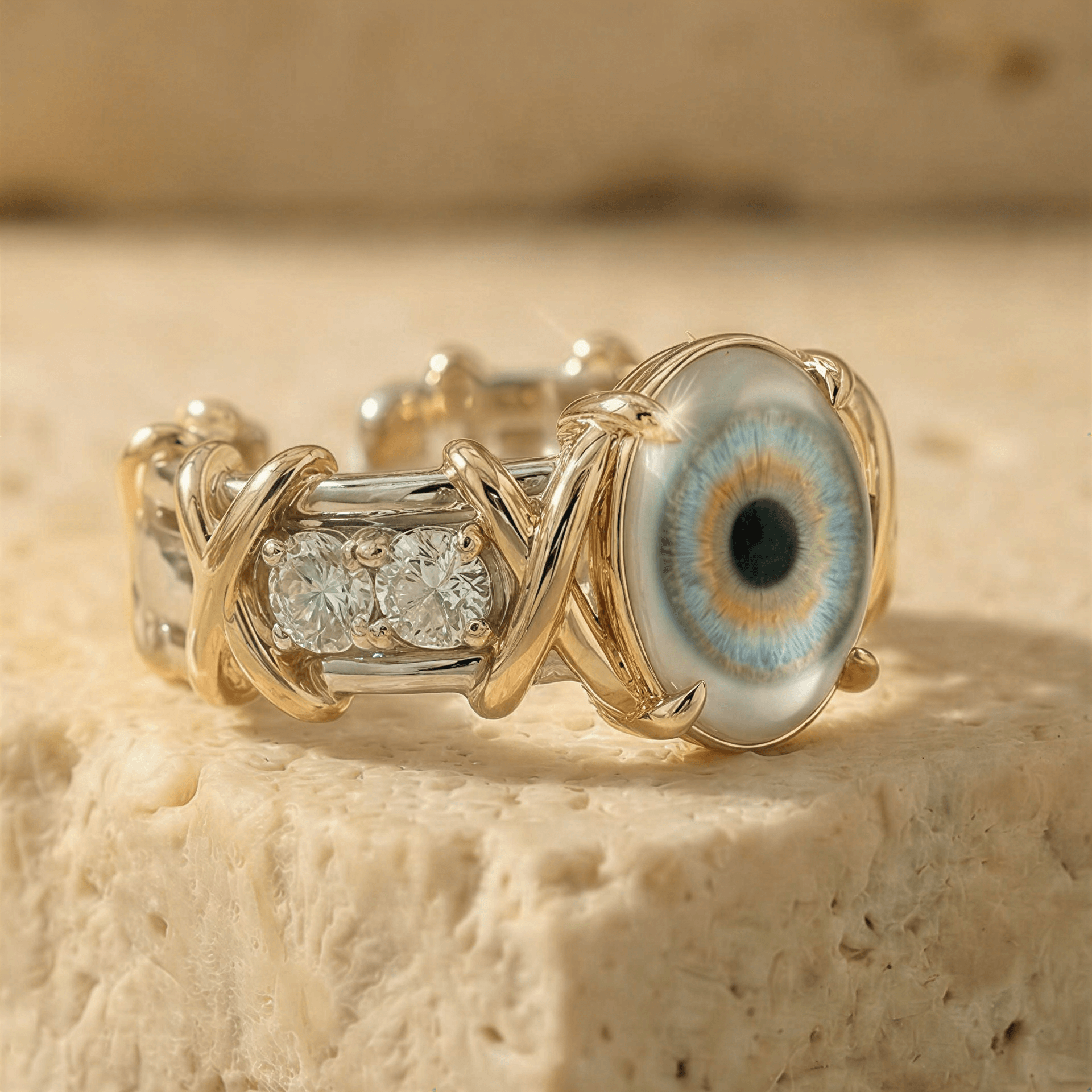 Intertwined Fate Ring