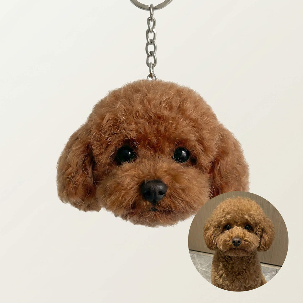 Pet Portrait Keychain