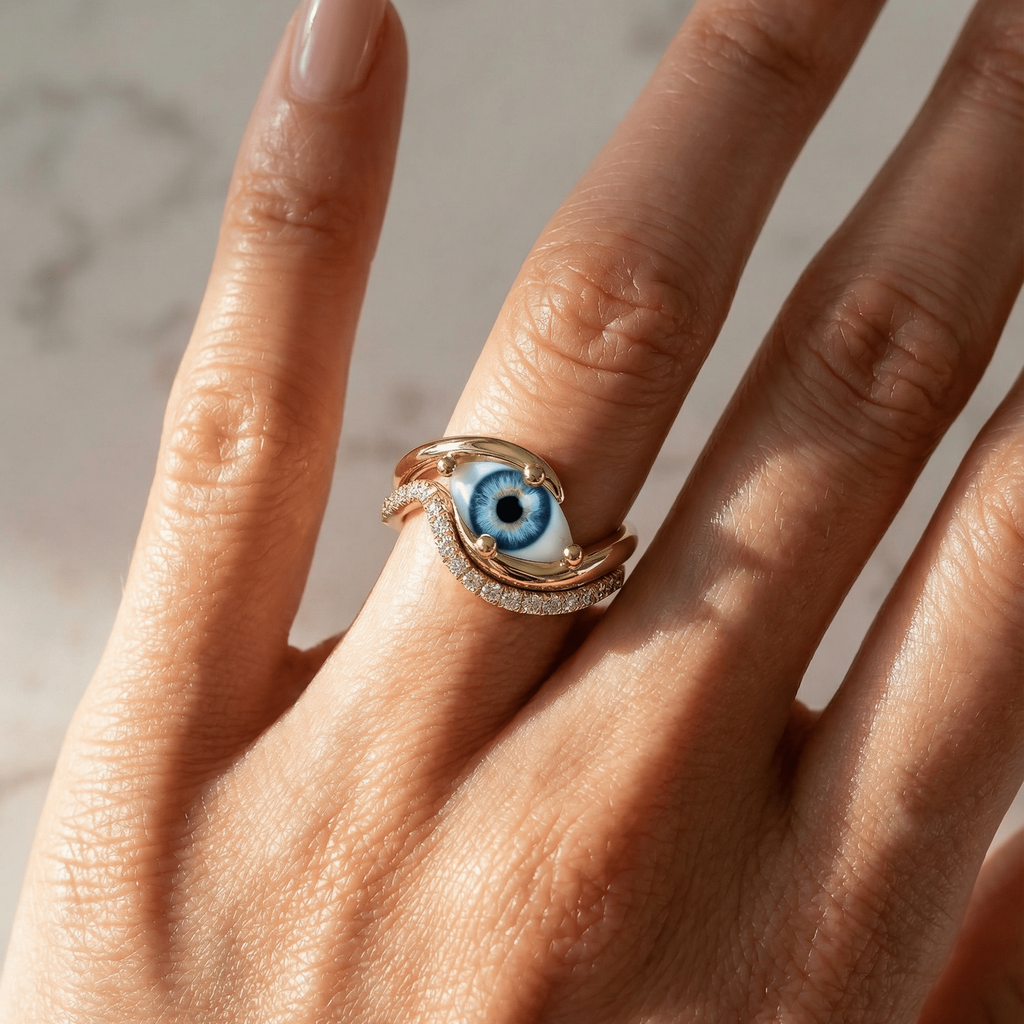 Marquise Devotion Ring & Band