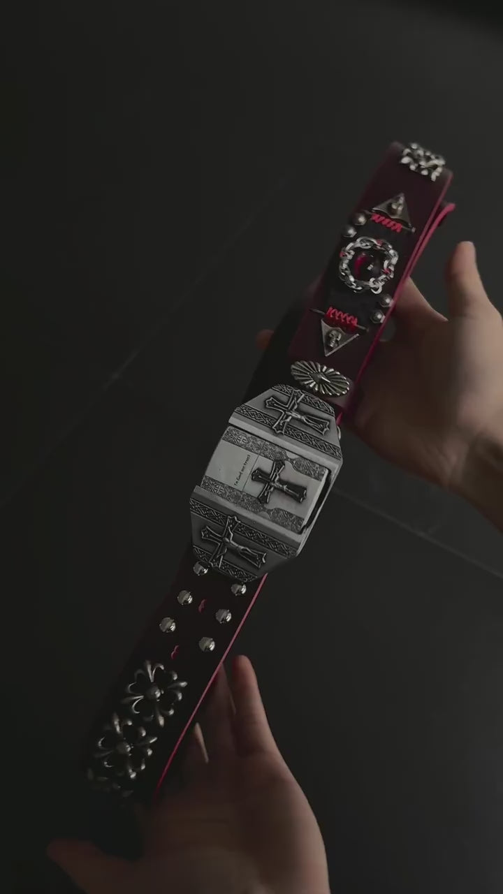 Nocturne · Emberbound Belt - Burgundy